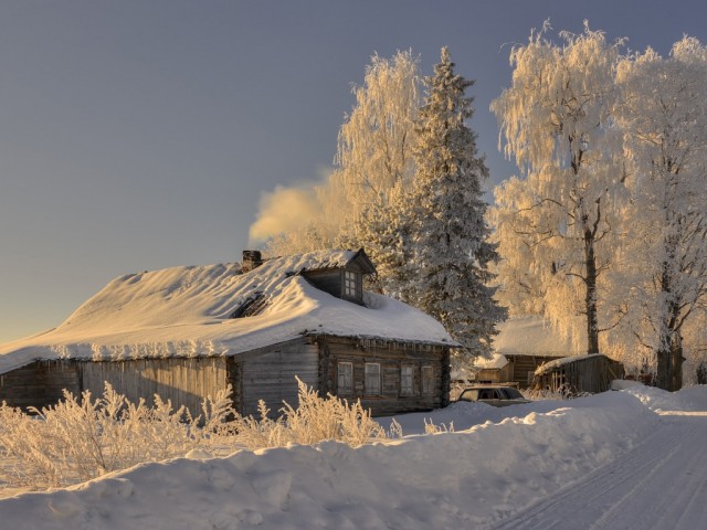 Зима в русской глубинке