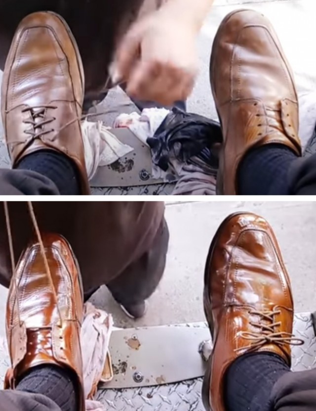Чистка обуви как искусство