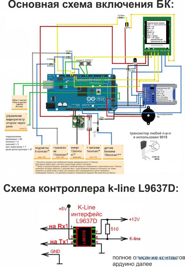 Бортовой компьютер своими руками, часть 2