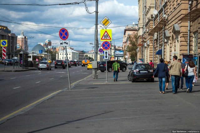 На Садовом кольце запретили парковку