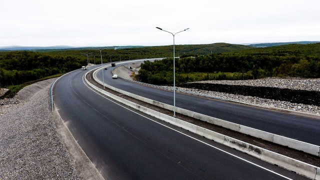 Объездная дорога Мурманска после реконструкции