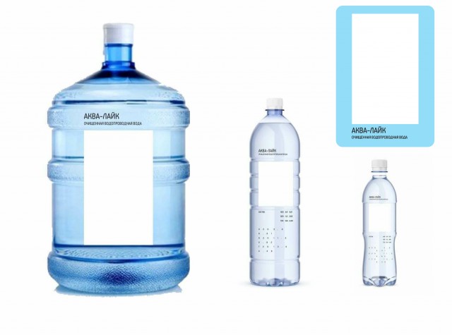 «Студия Артемия Лебедева» разработала логотип производителя воды «Аква-лайк» в виде белого прямоугольника