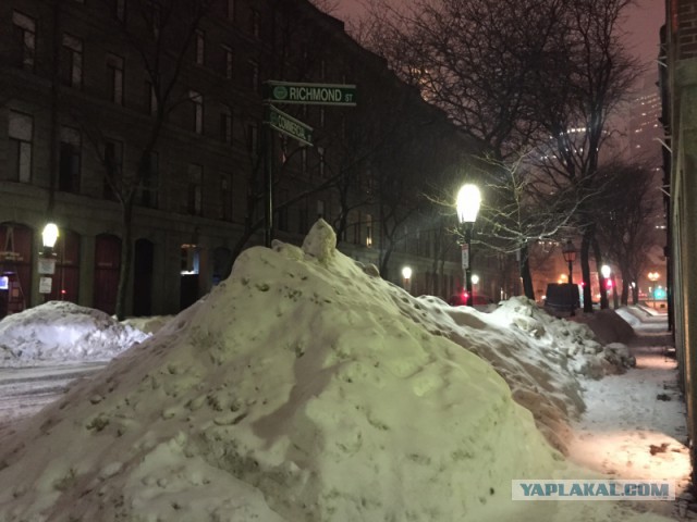 Как в Бостоне убирают улицы