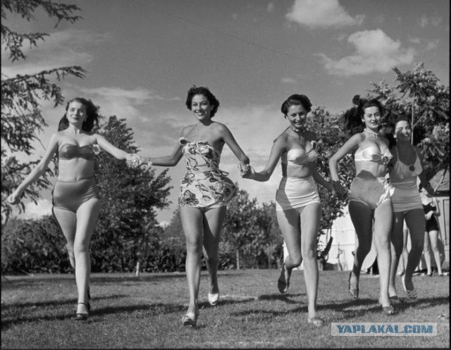 15-летняя Софи Лорен на конкурсе Мисс Италия '1950