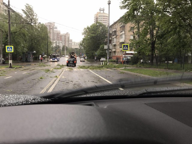 В Москве ураган!