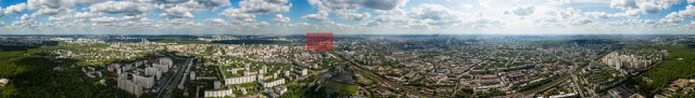 Огромная... сверх-огромная панорама Москвы