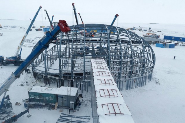 Что строят российские военные в Арктике? (17 фото)