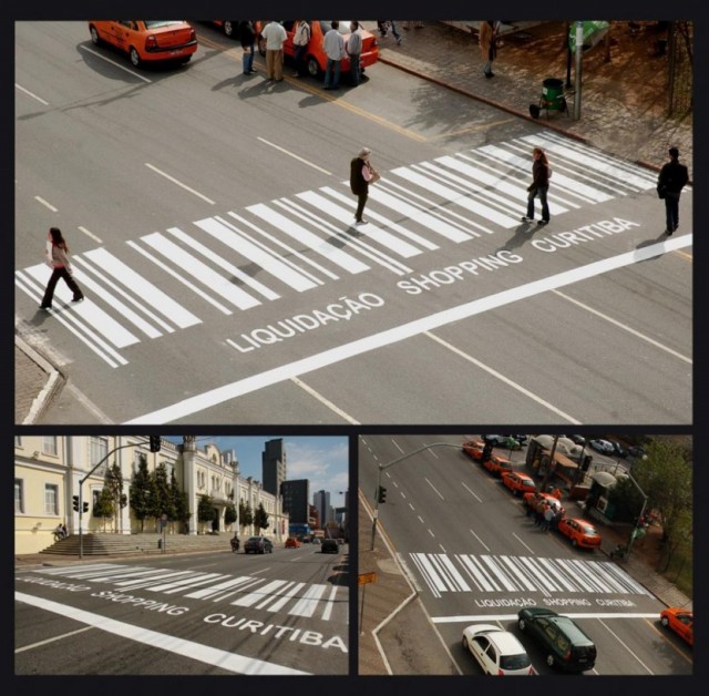 Пешеходные переходы в рекламе