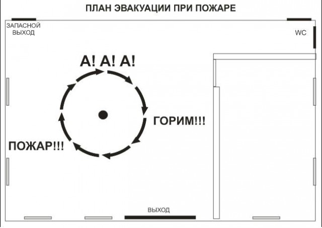 Эвакуационный выход (3 фото)