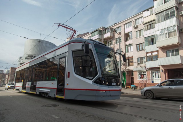 Новый трамвай в Ростове