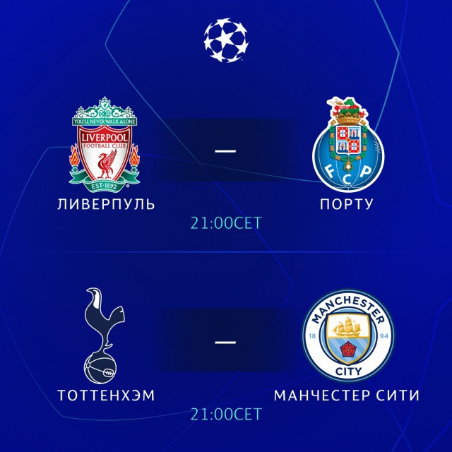 Champions League Сезон 2018/2019 Часть 1