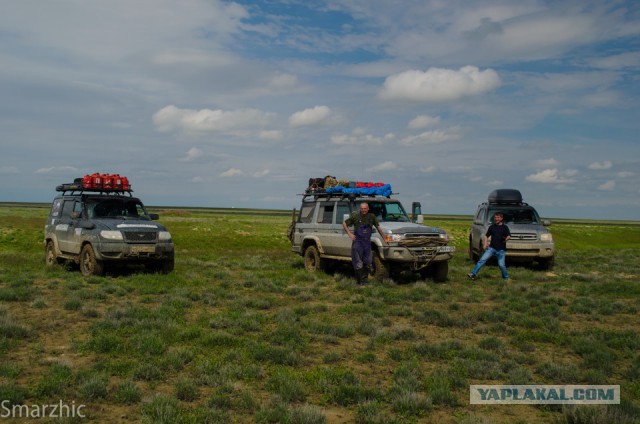 Летнее путешествий по западному Казахстану