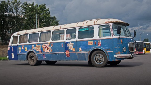 На случай зомби-апокалипсиса: тест-драйв автобуса Skoda 706 RTO