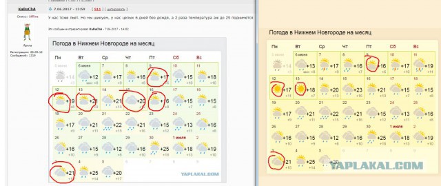 что с погодой происходит май 2017