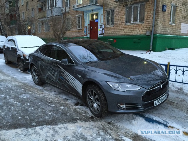 Tesla зимой