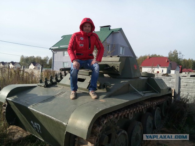 Танк Т-60 собрал в гараже инженер-самоучка из Мачулищ