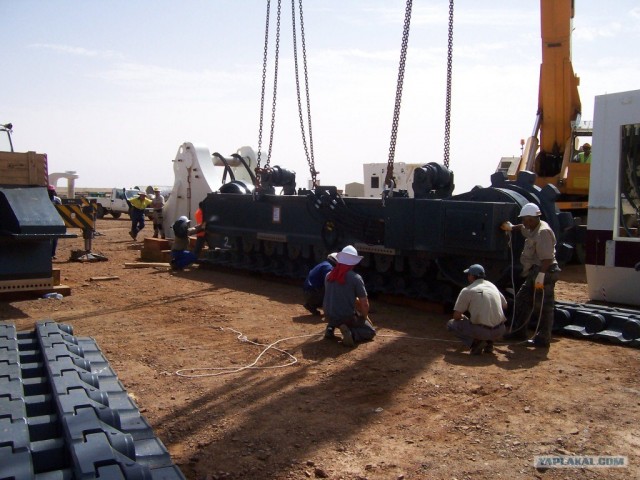 Первый экскаватор RH 340 в Мавритании
