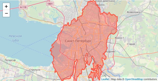 Калифорнийские пожары в сравнении с крупными российскими городами