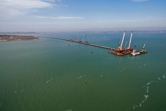 Новые горизонты: как продвигается строительство моста через Керченский пролив