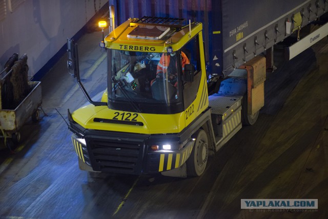 Грузопассажирский паром Finnlines изнутри