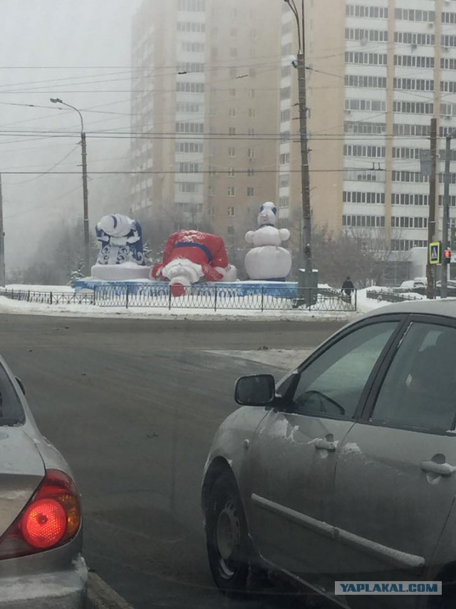 Казань. Дед Мороз не выдержал