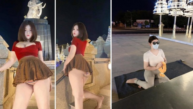 Модели грозит тюремный срок за фото в короткой юбке у королевского памятника в Таиланде