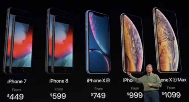 Apple представила три новейших модели iPhone