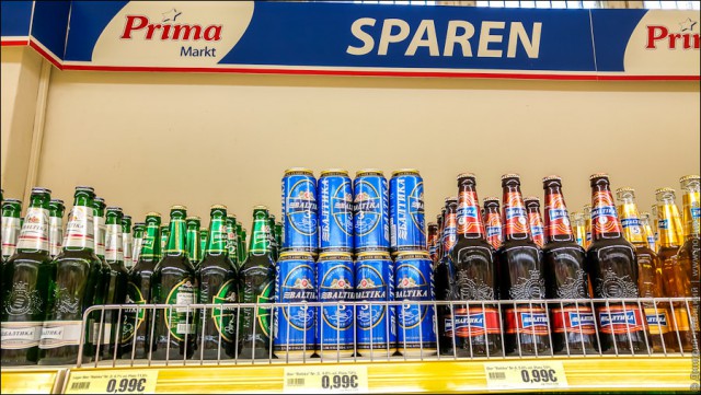 Цены на продукты в русском магазине в Германии.