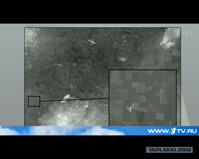 Спутниковые снимки атаки на "Боинг"