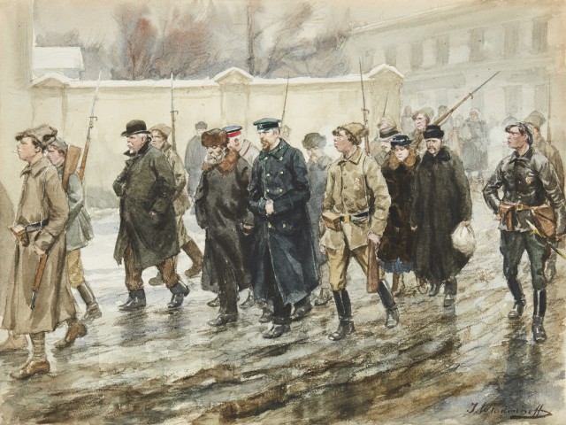 Революция и первые годы Советской власти на картинах Ивана Алексеевича Владимирова.
