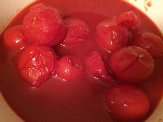 Рубец в томатном соусе.