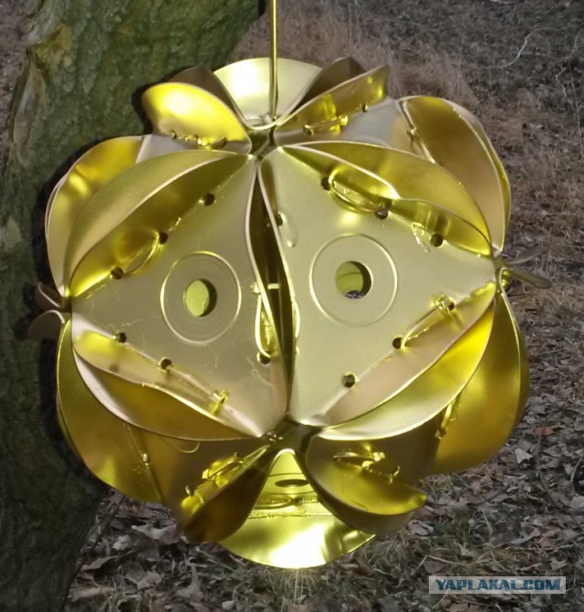 Новогодние игрушки из дисков из дисков Новогодние игрушки из дисков из дисков