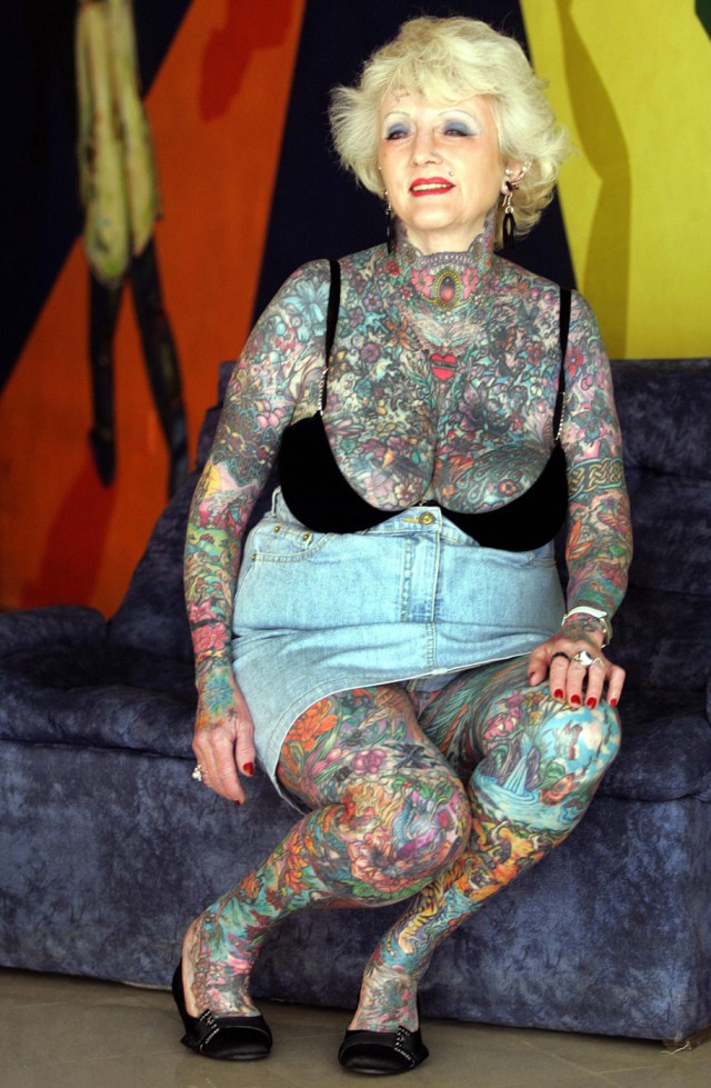 В защиту татуировок — разрисованные старики [фото]
