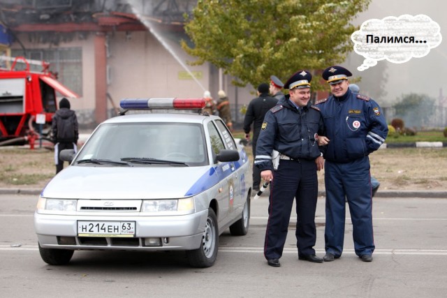 Фотожаба: суровые будни ГИБДД