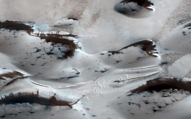 Марсианские ландшафты крупным планом