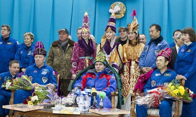 Капсула «Союз» приземлилась в Казахстане