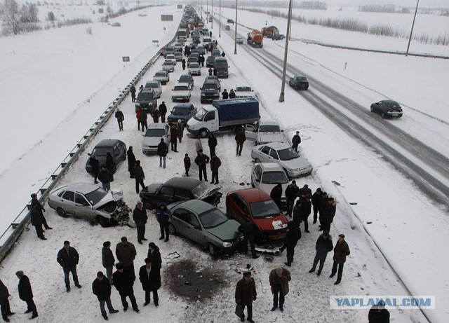 В Казани внезапно пришла зима...