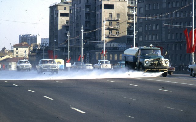 Немного советской Москвы в цвете