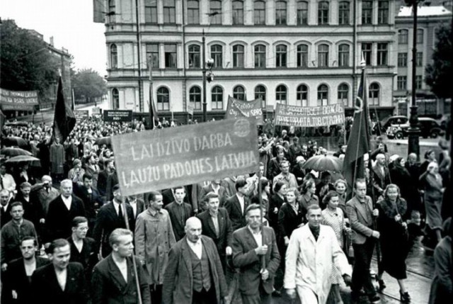 Латыши в 1941году и в1944 году,очень гостеприимный народ