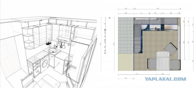 Как я кухню в хрущевке запилил
