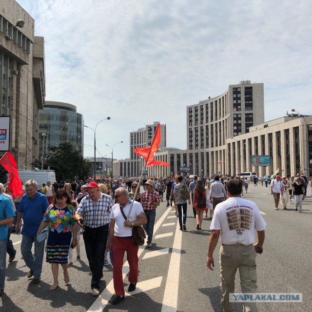 Как я сегодня на митинг (согласованный) сходил 28.07.2108