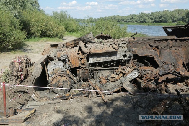 Подъем КВ-1 из реки Дон