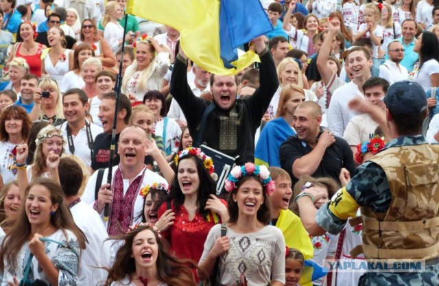 Сегодня Украина празднует день независимости