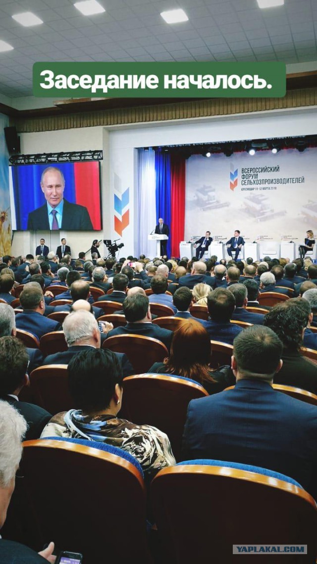 Из-за визита Владимира Путина в Краснодар не пускали грузовики