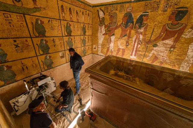 Гробница Тутанхамона: новый этап сканирования