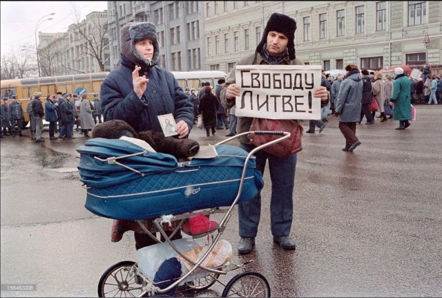 1991. Москва в объективе западных корреспондентов