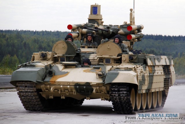 Первые боевые машины поддержки танков БМПТ для Министерства обороны России