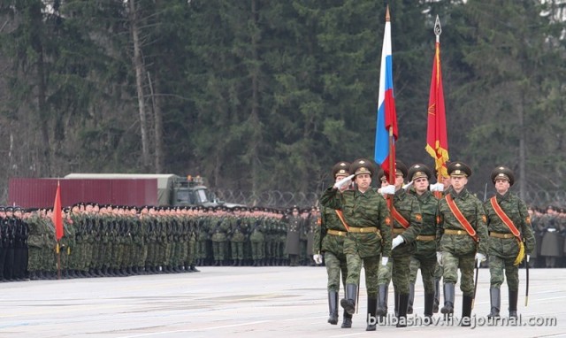 Репетиция парада в Алабино