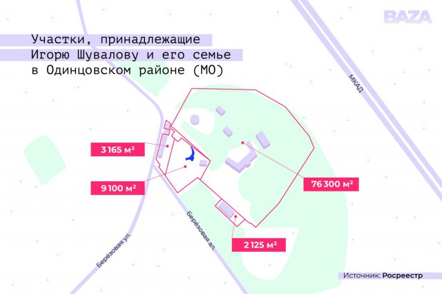 Участок 7,6 га Игоря Шувалова в Сколково Росреестр оценил по стоимости айфона.