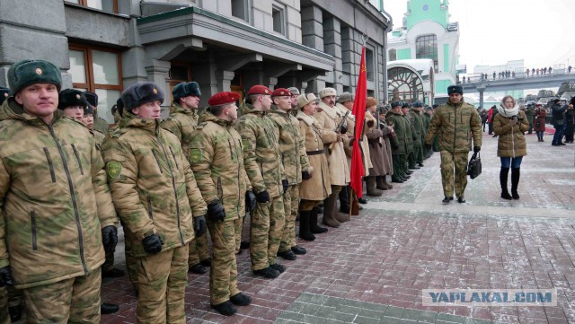 Эшелон Т-34 прибыл в Новосибирск!